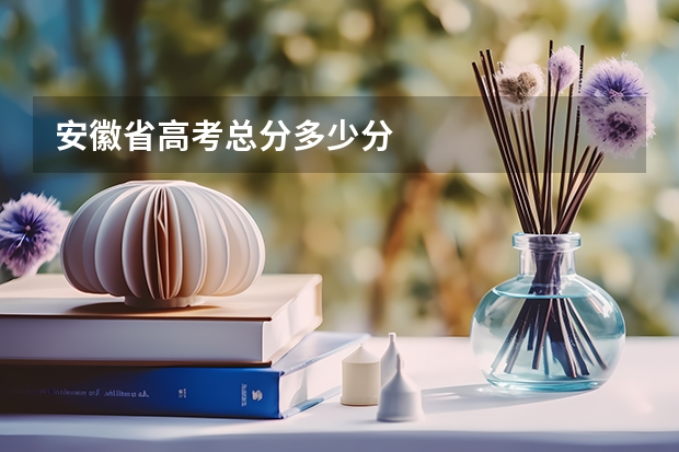 安徽省高考总分多少分