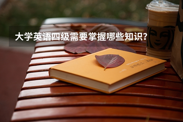 大学英语四级需要掌握哪些知识？