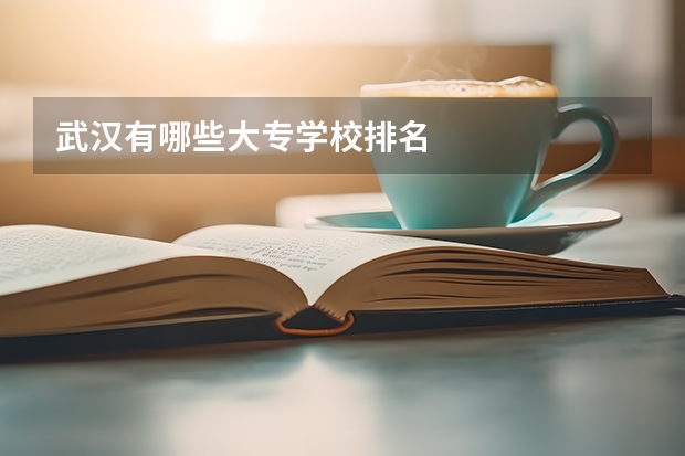 武汉有哪些大专学校排名