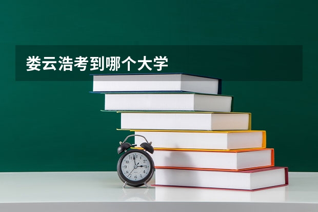 娄云浩考到哪个大学