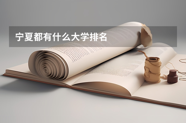 宁夏都有什么大学排名