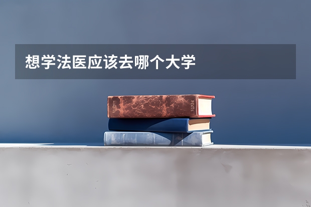 想学法医应该去哪个大学