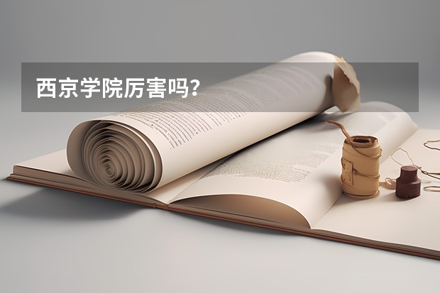 西京学院厉害吗？