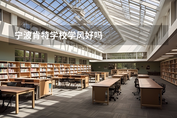 宁波肯特学校学风好吗