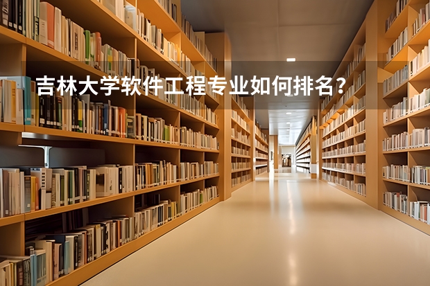 吉林大学软件工程专业如何排名？