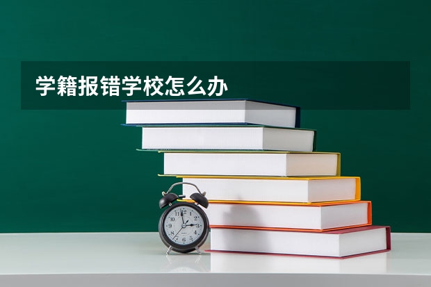 学籍报错学校怎么办