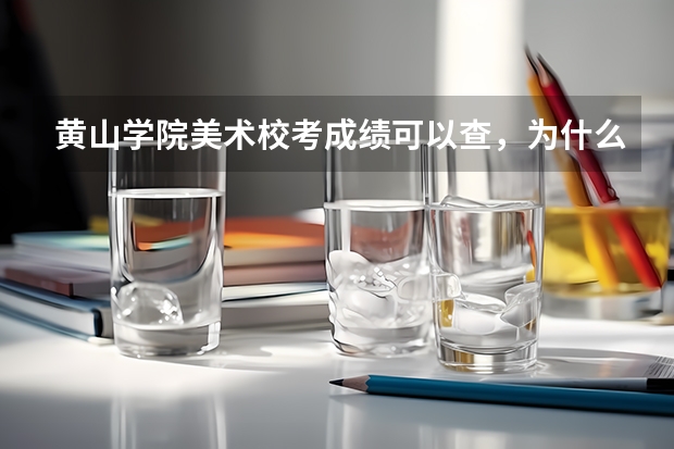 黄山学院美术校考成绩可以查，为什么查询不了，提示联系招生办