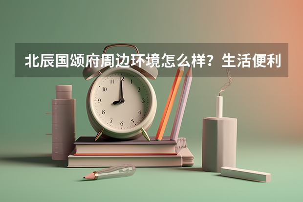 北辰国颂府周边环境怎么样？生活便利吗？