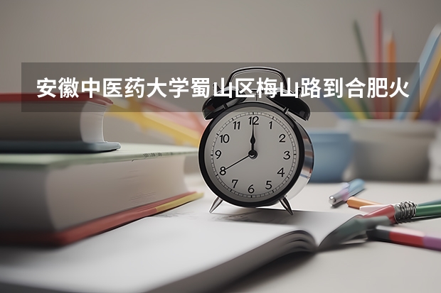安徽中医药大学蜀山区梅山路到合肥火车站怎么走