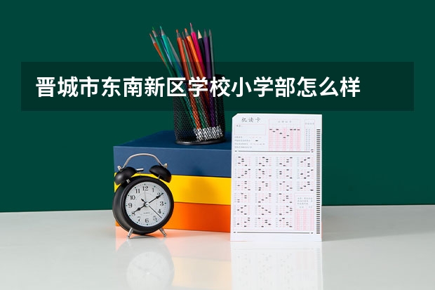 晋城市东南新区学校小学部怎么样