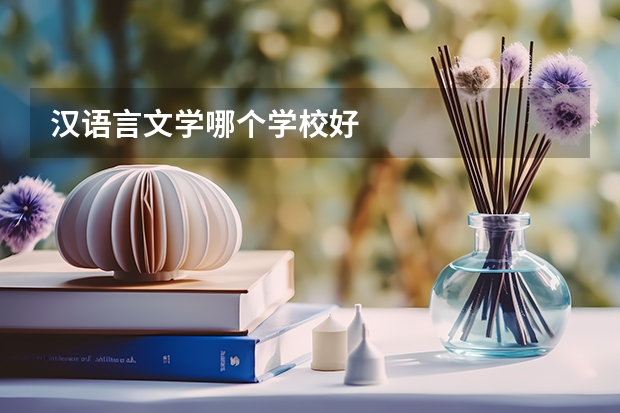 汉语言文学哪个学校好