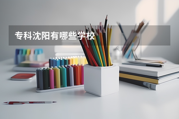 专科沈阳有哪些学校