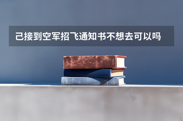 己接到空军招飞通知书不想去可以吗