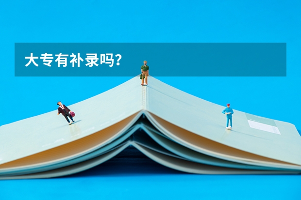 大专有补录吗?