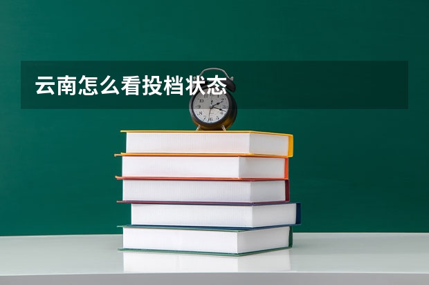 云南怎么看投档状态