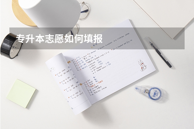 专升本志愿如何填报