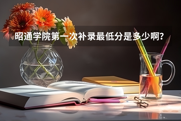 昭通学院第一次补录最低分是多少啊？