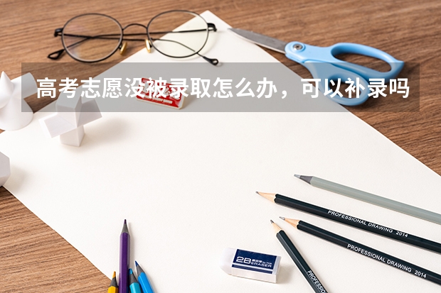 高考志愿没被录取怎么办，可以补录吗？