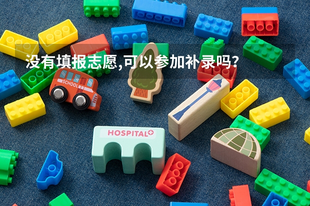 没有填报志愿,可以参加补录吗？