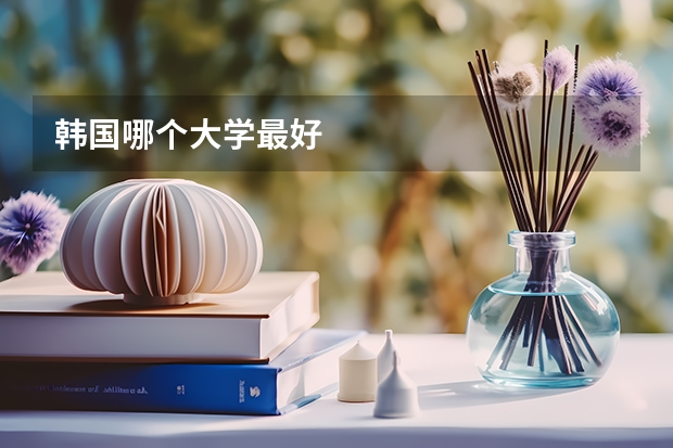 韩国哪个大学最好