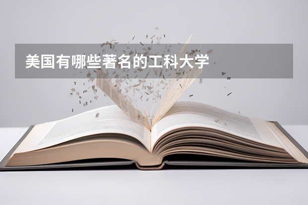 美国有哪些著名的工科大学