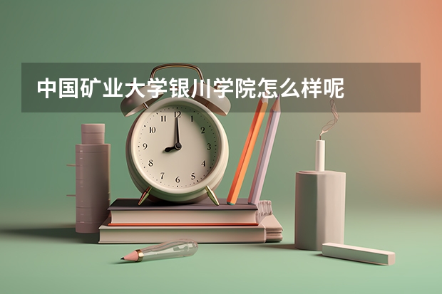 中国矿业大学银川学院怎么样呢