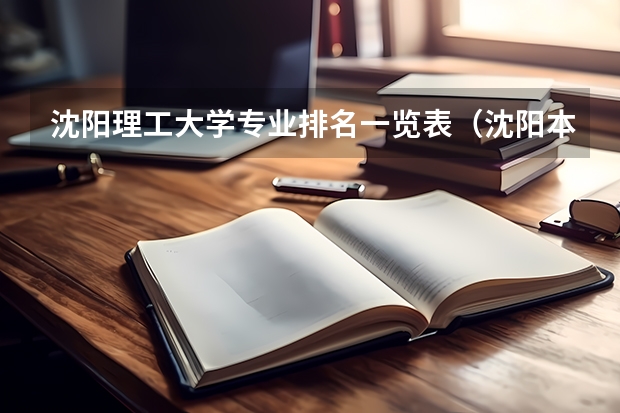 沈阳理工大学专业排名一览表（沈阳本科大学排名）